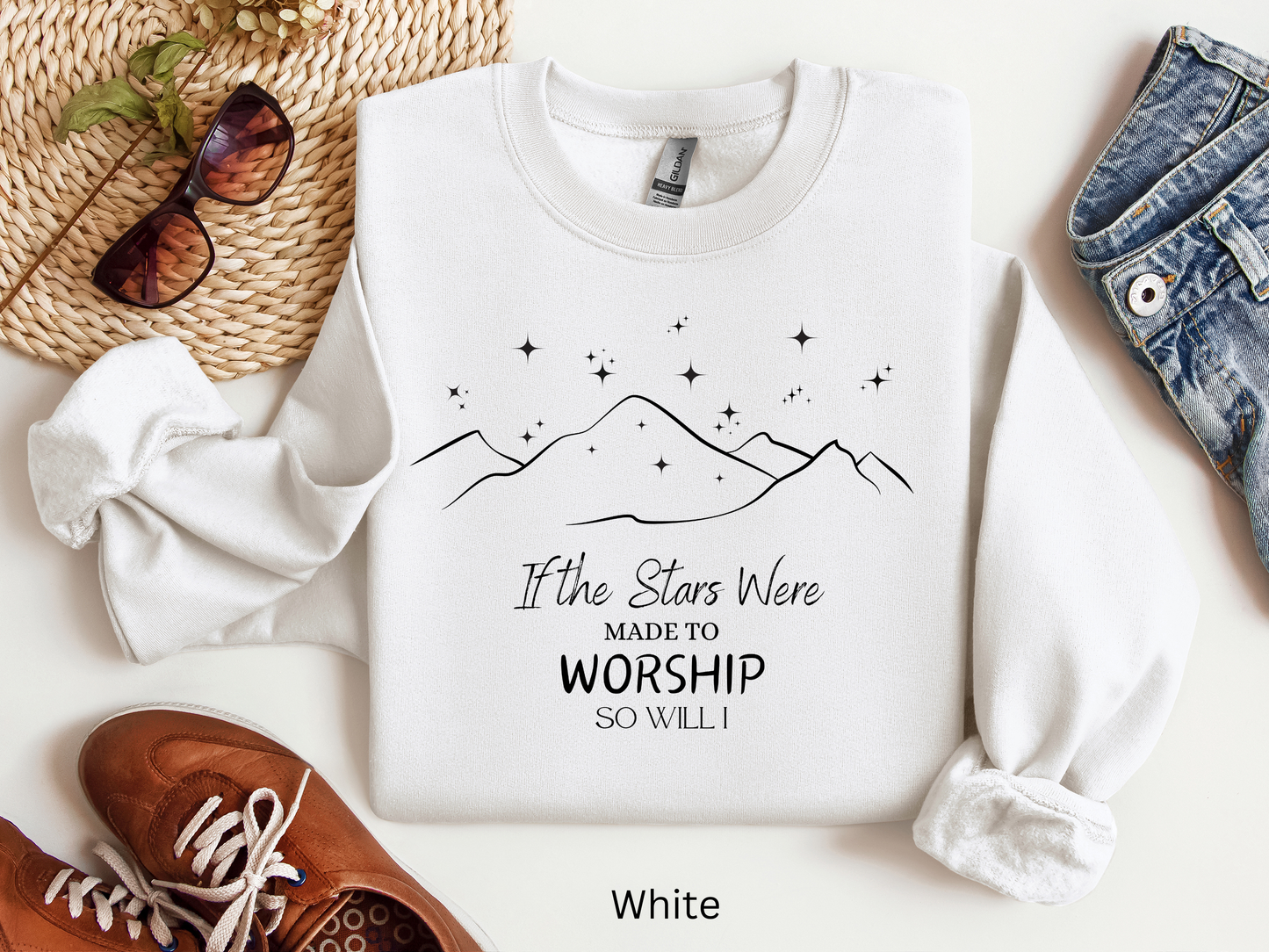 Stars Made To Worship Sweatshirt