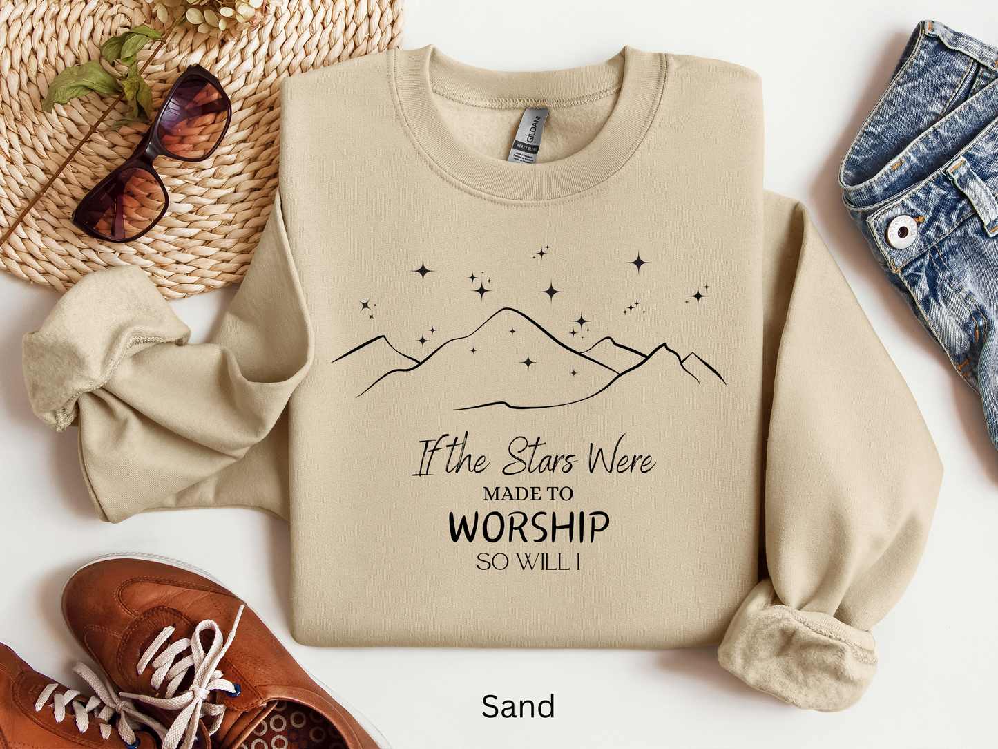 Stars Made To Worship Sweatshirt