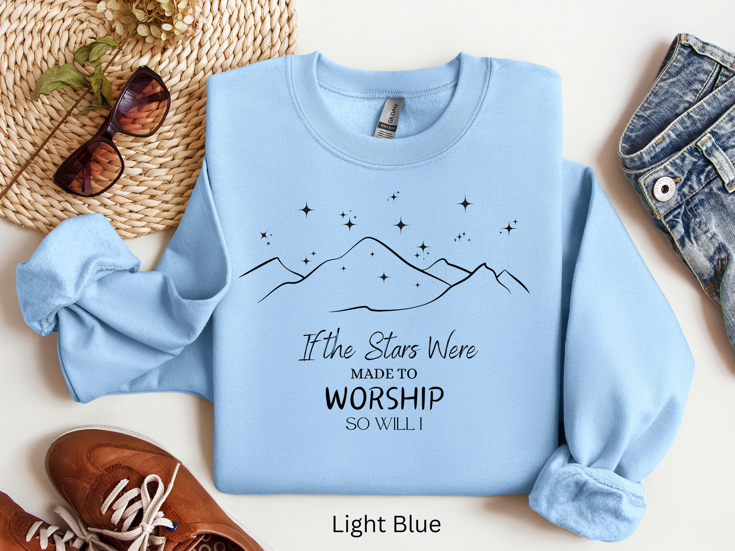 Stars Made To Worship Sweatshirt