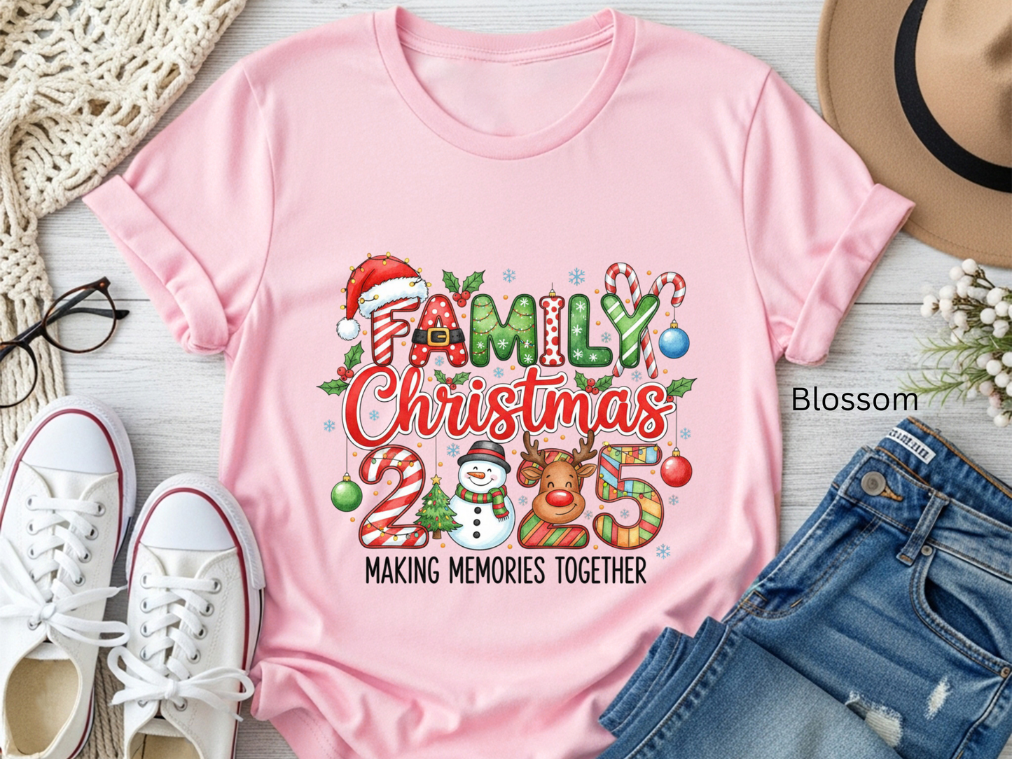 Family Christmas 2025 T-shirt