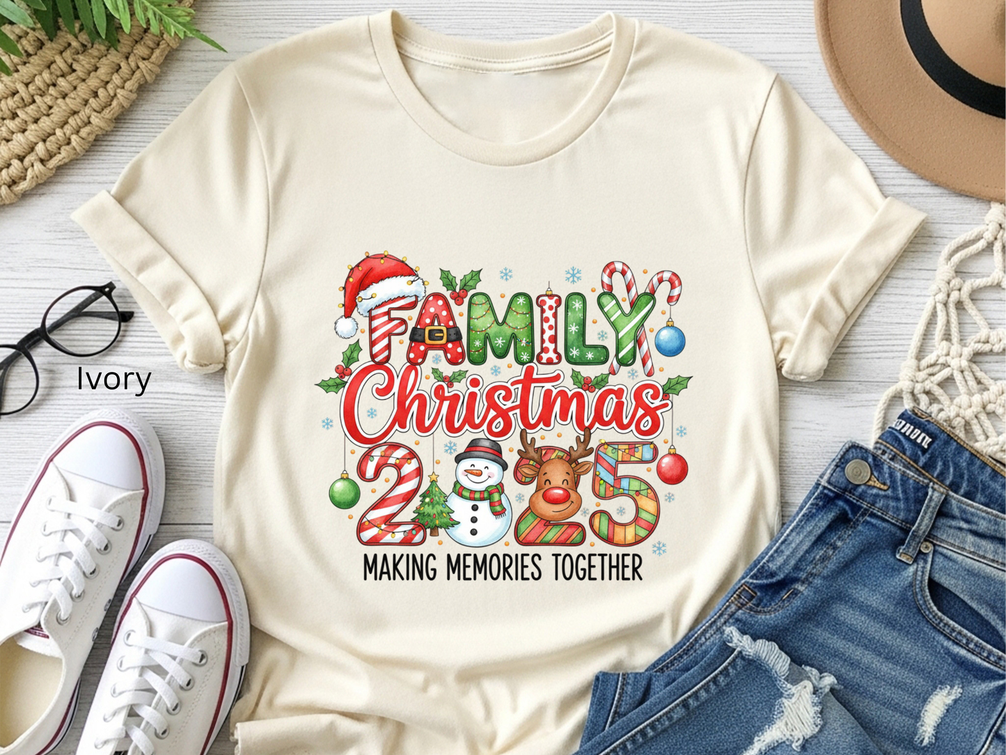 Family Christmas 2025 T-shirt