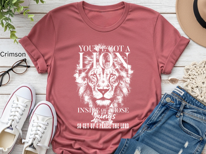 You've Got a Lion Inside Those Lungs Christian Shirt