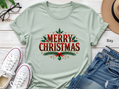 Classic Traditional Merry Christmas T-shirt