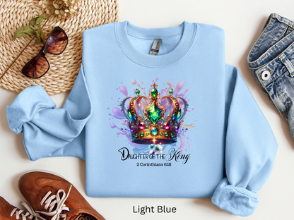 Sweatshirt, Daughter of the King Crown Sweatshirt