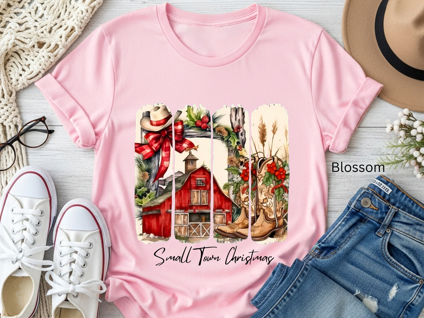 Small Town Christmas Rustic Country Christmas Shirt