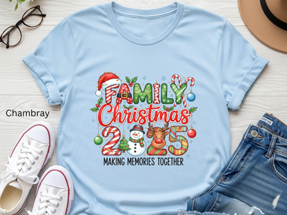 Family Christmas 2025 T-shirt