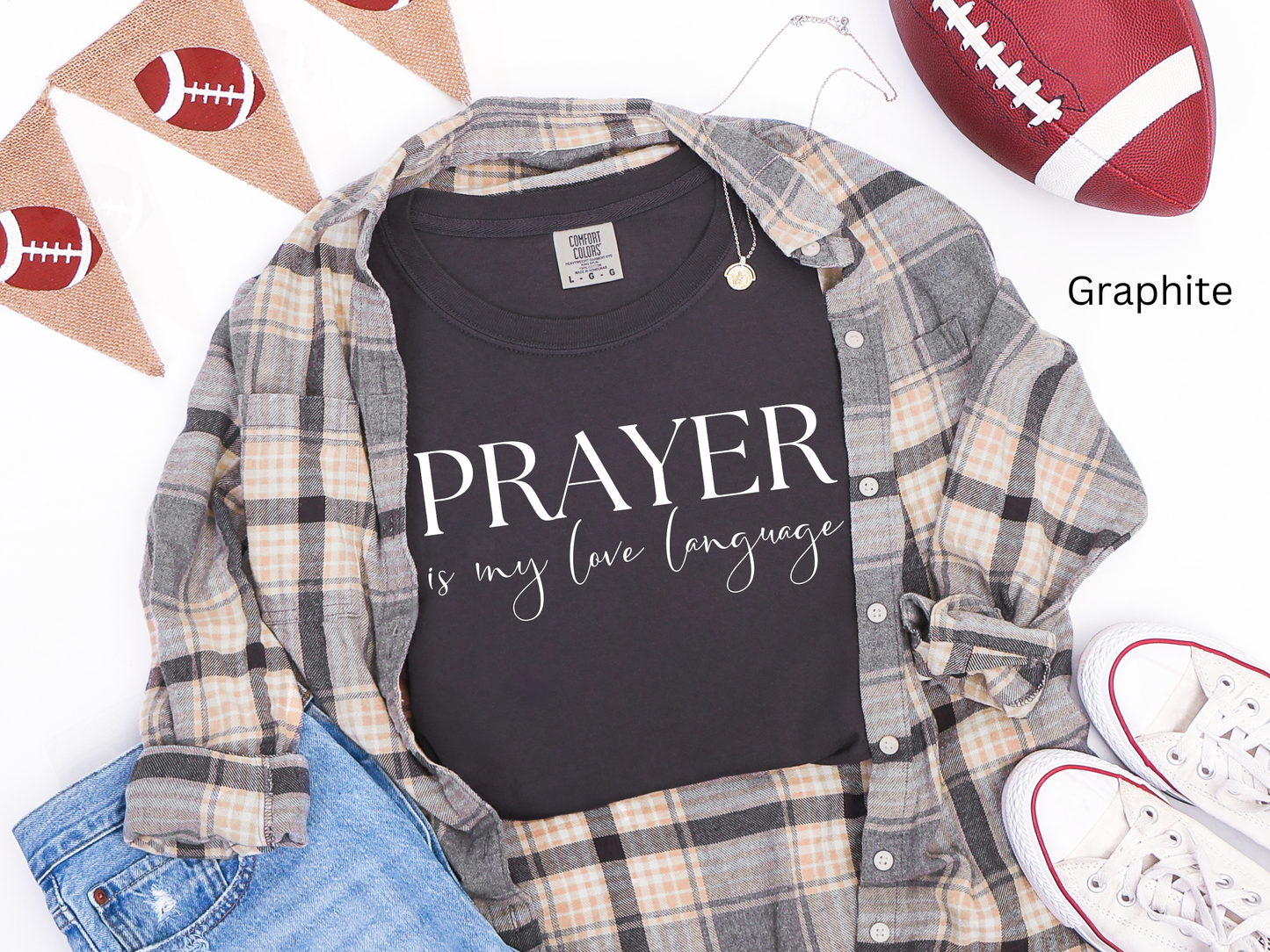 Prayer is My Love Language T-Shirt: Christian Faith-Based Tee