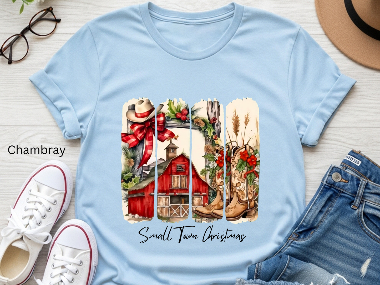 Small Town Christmas Rustic Country Christmas Shirt