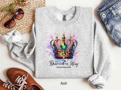 Sweatshirt, Daughter of the King Crown Sweatshirt