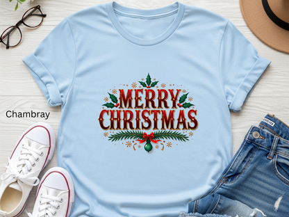 Classic Traditional Merry Christmas T-shirt