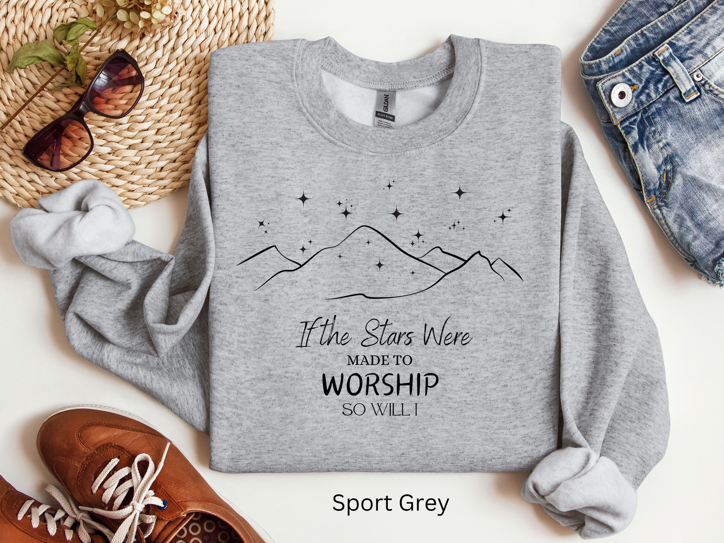 Stars Made To Worship Sweatshirt