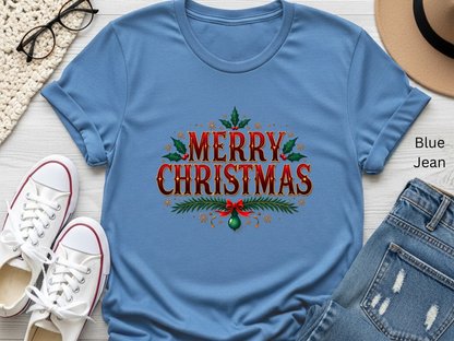 Classic Traditional Merry Christmas T-shirt