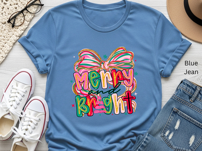Merry and Bright Christmas T-shirt