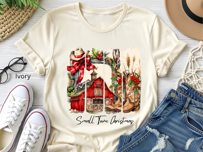 Small Town Christmas Rustic Country Christmas Shirt
