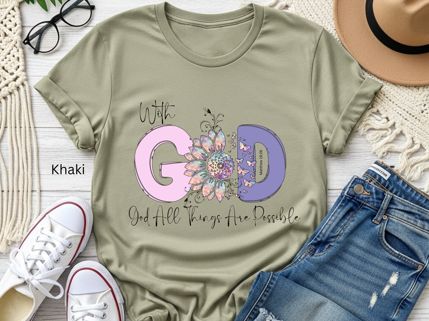 With God All Things Are Possible Tee