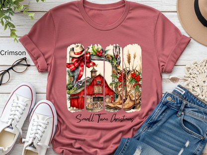 Small Town Christmas Rustic Country Christmas Shirt