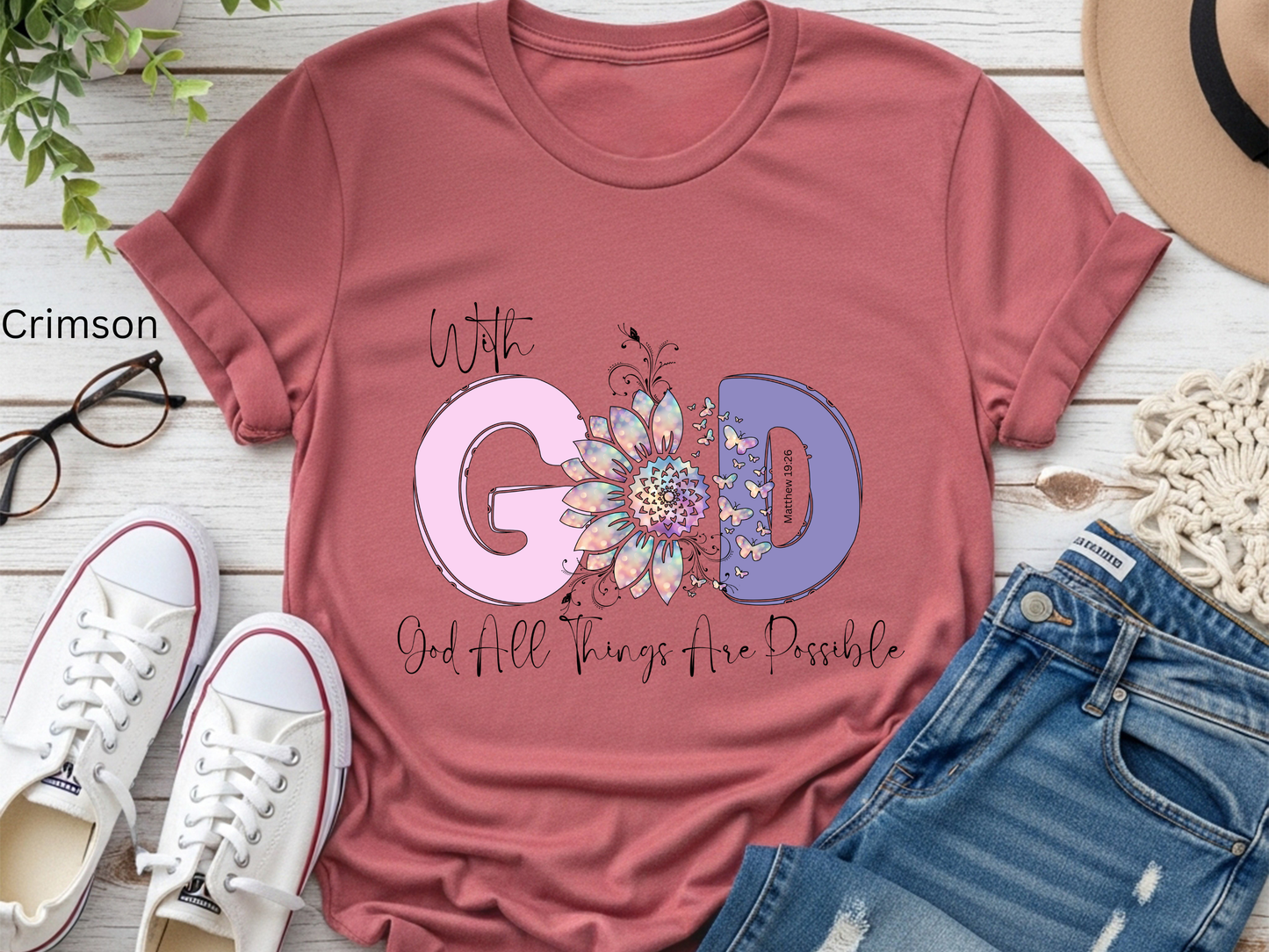 With God All Things Are Possible Tee