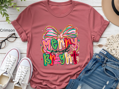 Merry and Bright Christmas T-shirt
