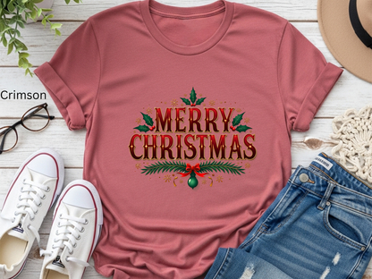 Classic Traditional Merry Christmas T-shirt