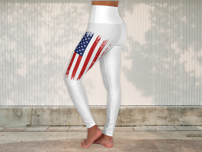 Patriotic USA Flag Leggings