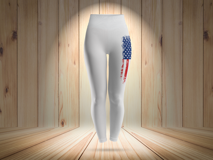 Patriotic USA Flag Leggings