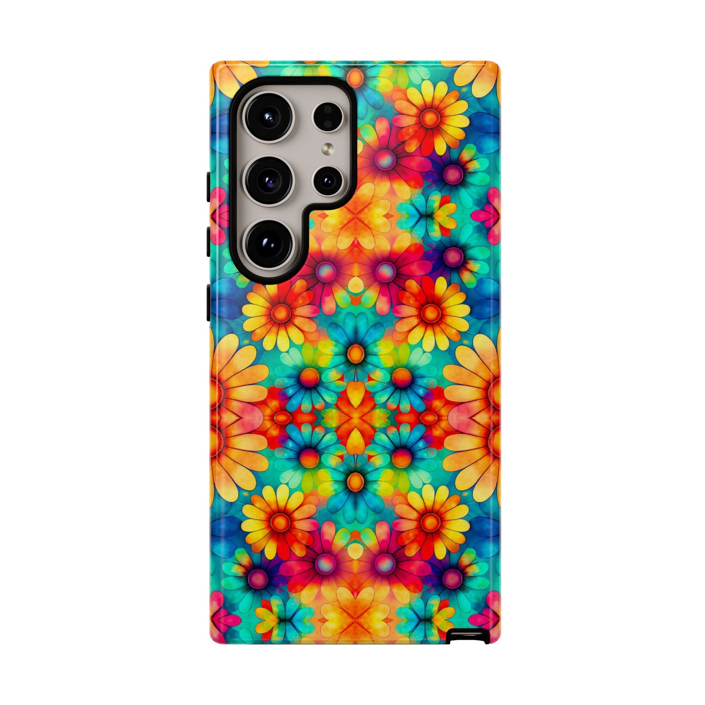 Hippy Daisy iPhone, Google, and Samsun Tough Phone Case