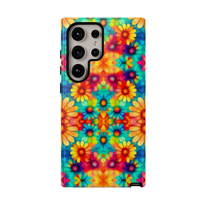 Hippy Daisy iPhone, Google, and Samsun Tough Phone Case