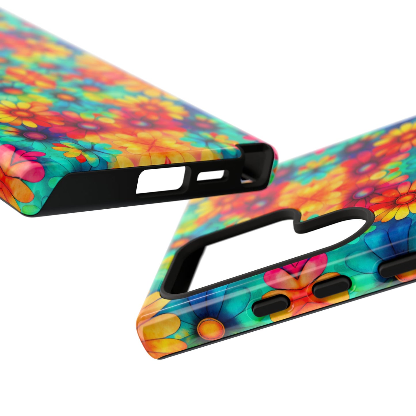 Hippy Daisy iPhone, Google, and Samsun Tough Phone Case