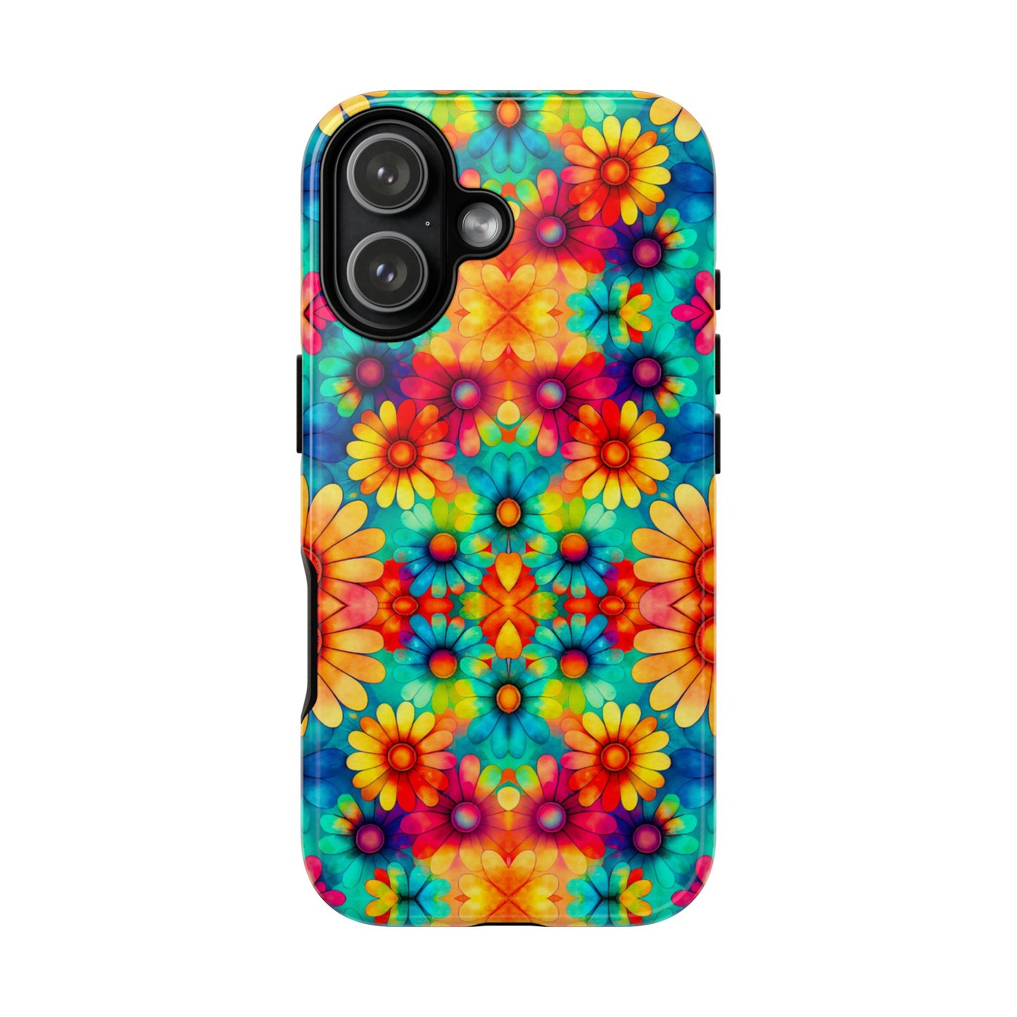 Hippy Daisy iPhone, Google, and Samsun Tough Phone Case